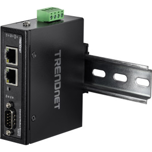TRENDnet TI-M12 Modbus TCP to Serial RTU/ASCII Gateway, wide temperature range, IP30 rated
